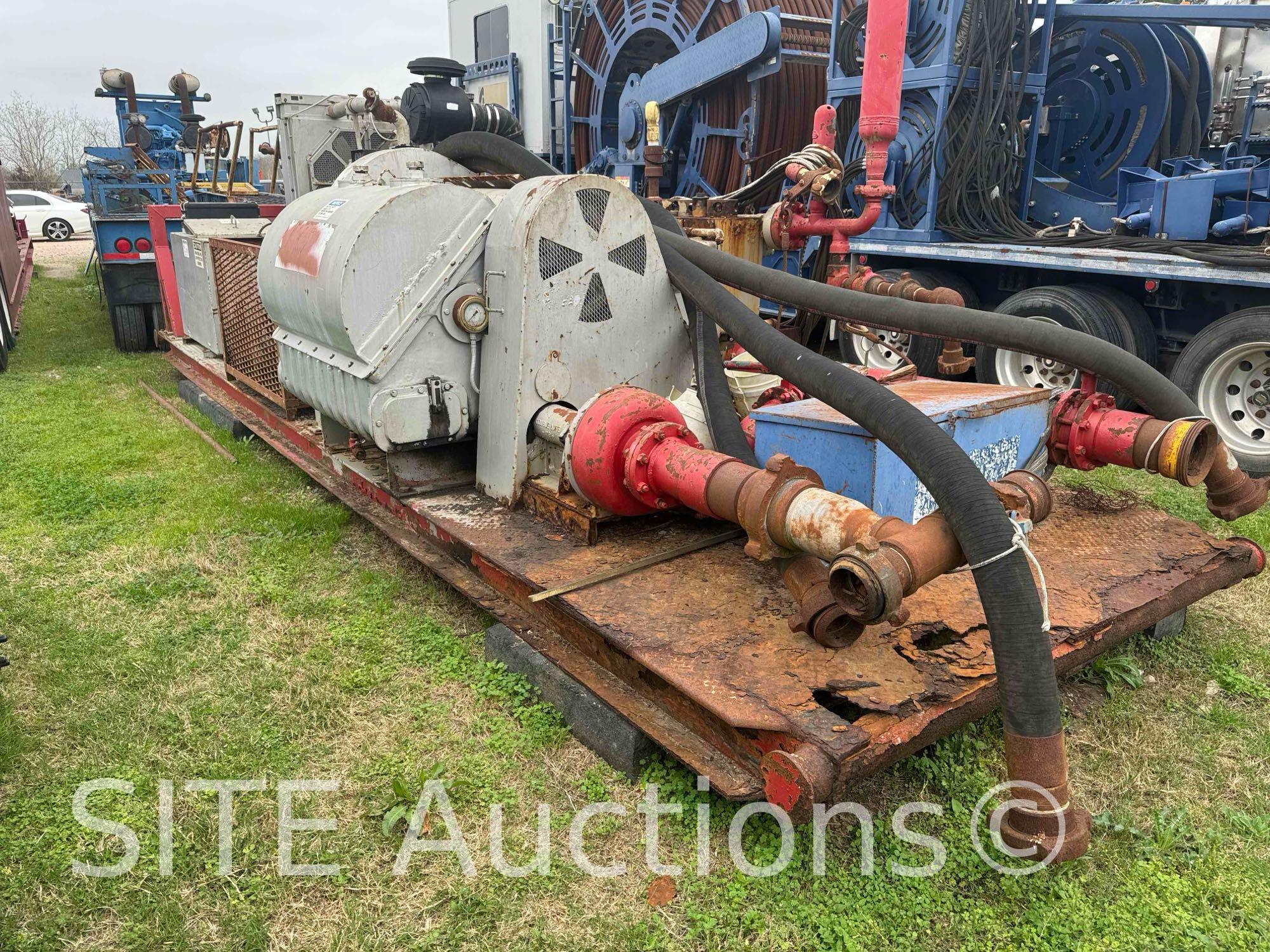 2006 Mud King PAH-275 Skid Mounted Triplex Pump