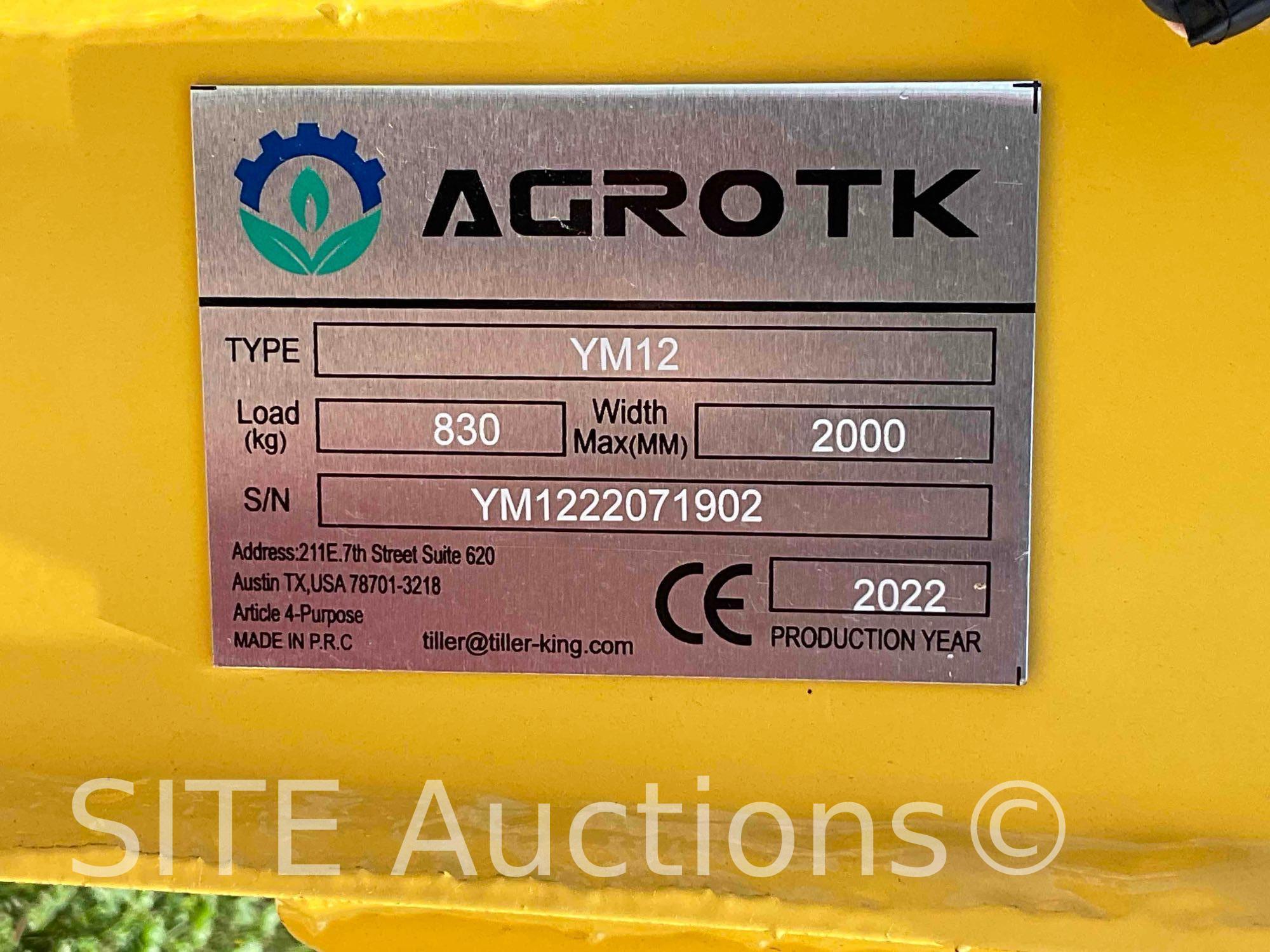 2022 Agrotk YM12 Mini Excavator