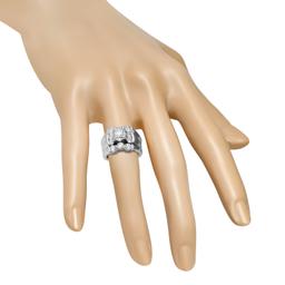 14K White Gold Setting with 0.40ct Center Diamond and 1.76tcw Diamond Ladies Ring