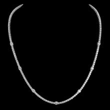 18K Gold 9.51ct Diamond Necklace