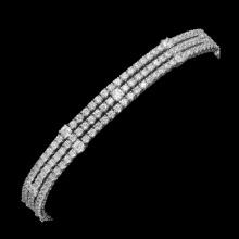 18k White Gold 5.85ct Diamond Bracelet
