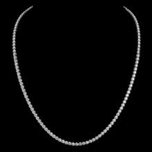 18K Gold 4.39ct Diamond Necklace