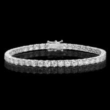18k White Gold 10.68ct Diamond Bracelet
