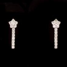 14k Gold 1.85ct Diamond Earrings