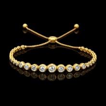 14k Yellow Gold 2.65ct Diamond Bracelet