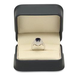 14K White Gold 2.31ct Sapphire and 1.07ct Diamond Ring