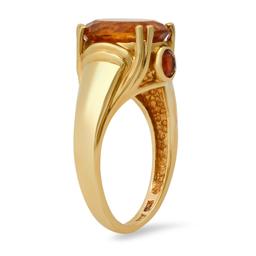 14K Yellow Gold Setting with 2.34ct Citrine Ladies Ring