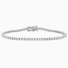 18k White Gold 2.76ct Diamond Tennis Bracelet