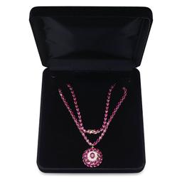 14K Yellow Gold Setting with 56.85ct Ruby and 1.58ct Diamond Necklace