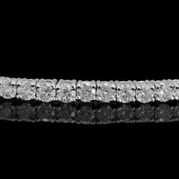 14k White Gold 3.52ct Diamond Bracelet