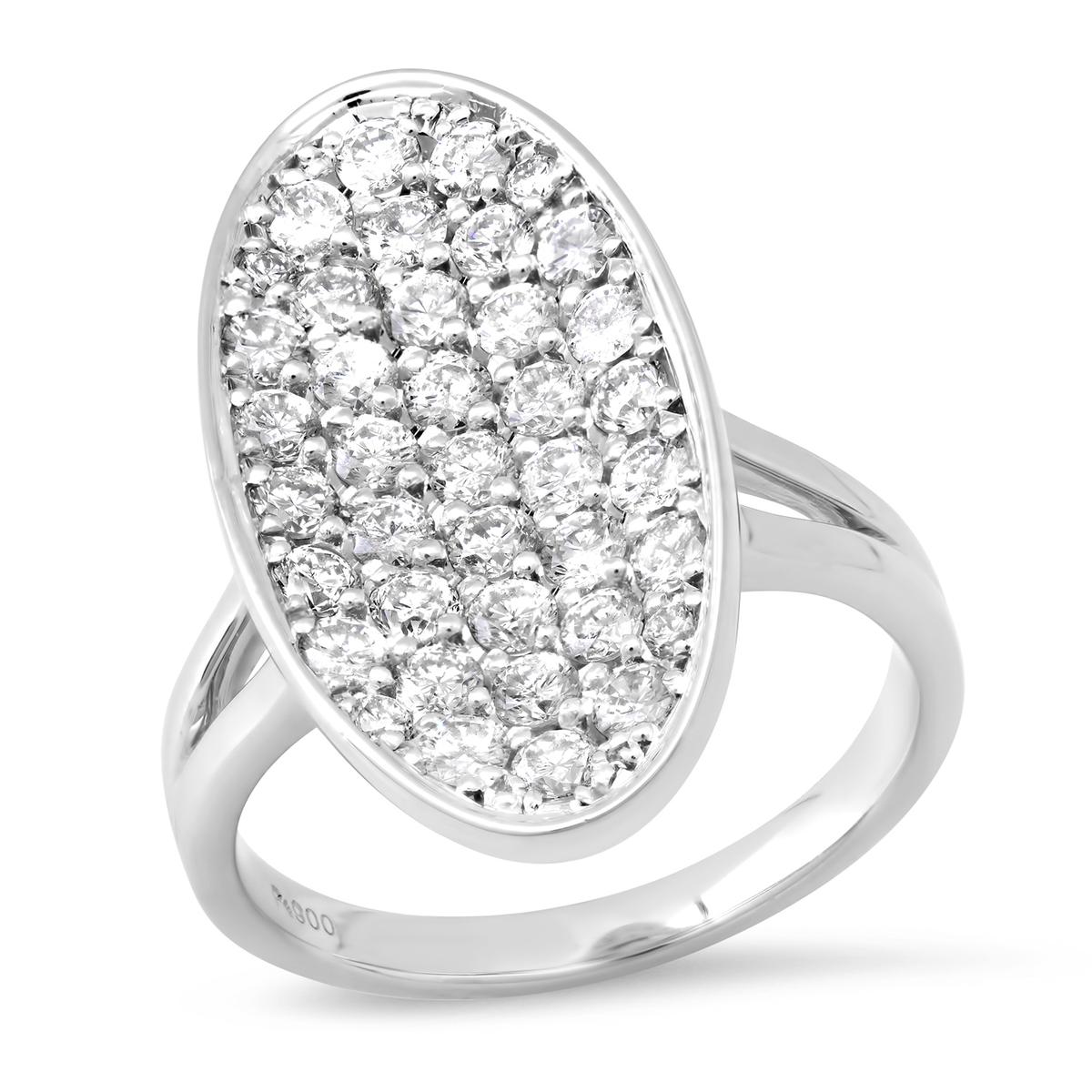 Platinum Setting with 1.45tcw Diamond Ladies Ring