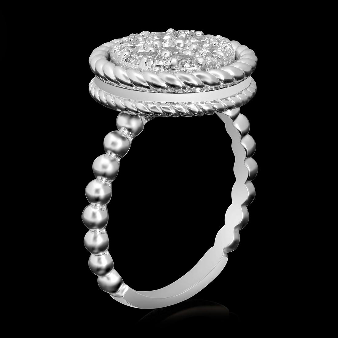 14k White Gold 1.09ct Diamond Ring