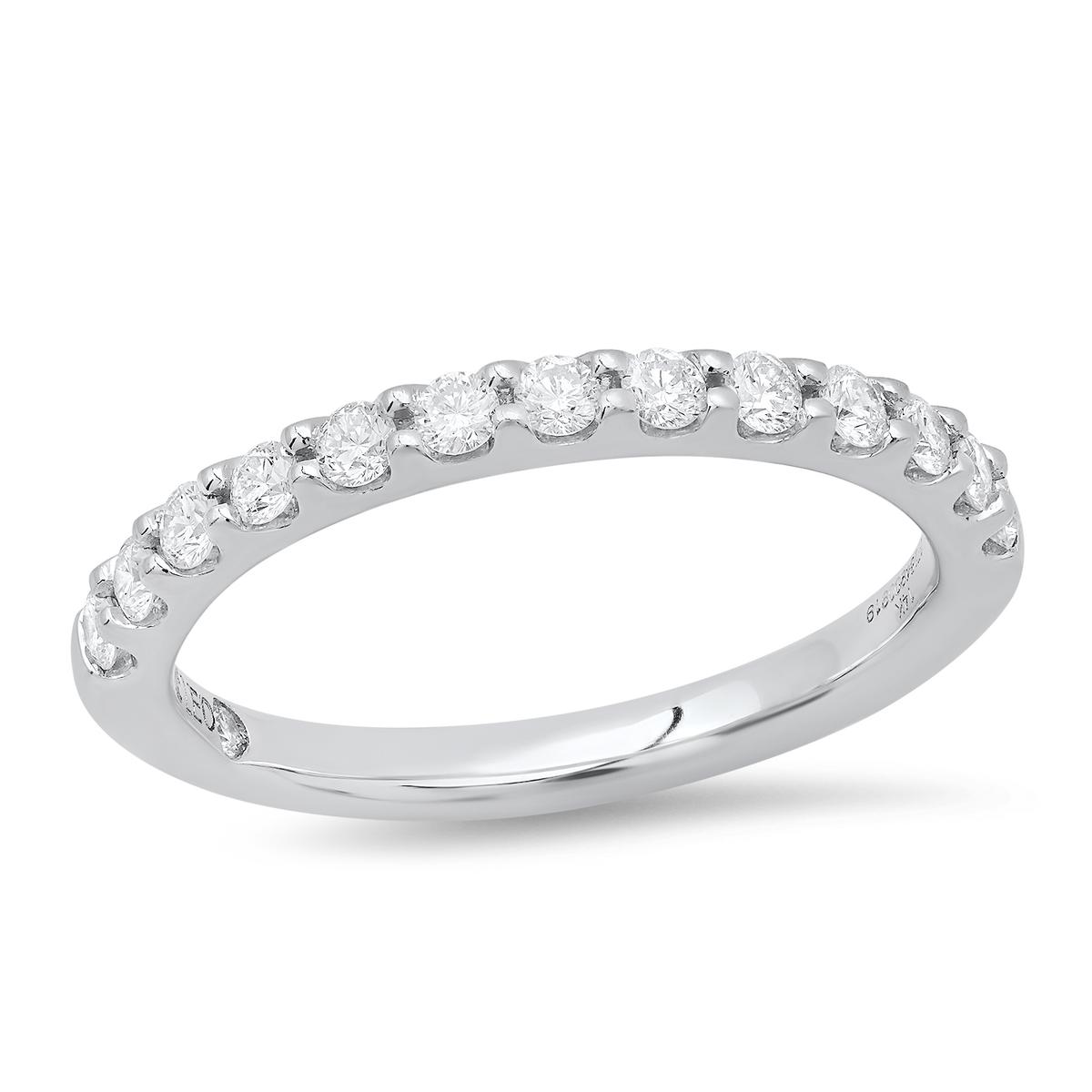 14K White Gold Setting with 0.45ct Diamond Band