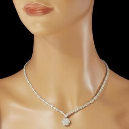 18K Gold 16.00ct Diamond Necklace