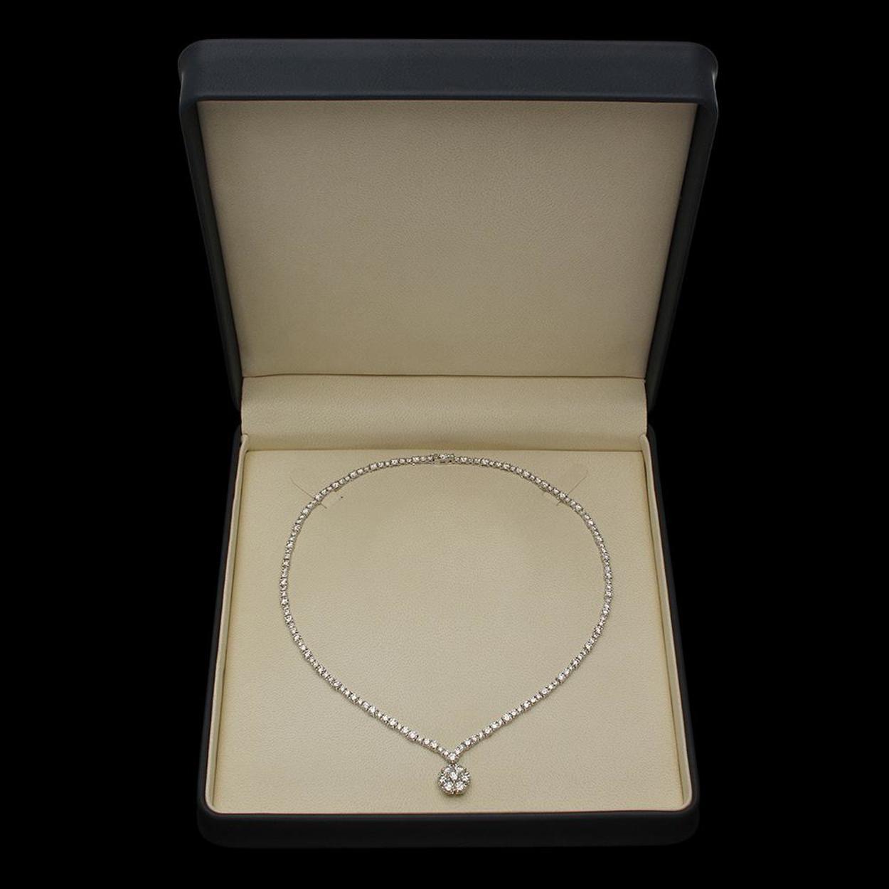 18K Gold 16.00ct Diamond Necklace