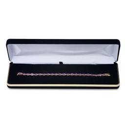 14K yellow Gold Setting with 9.86ct Pink sapphire and 0.70ct Diamond Bracelet