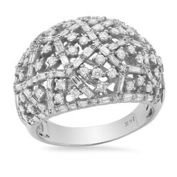 14K White Gold Setting with 1.90ct Diamond Ladies Ring