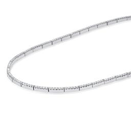 18K White Gold Setting with 3.68ct Diamond Necklace