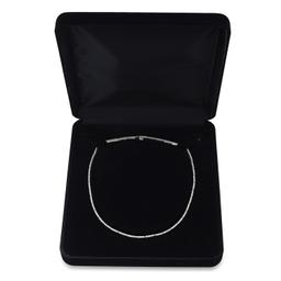 18K White Gold Setting with 3.68ct Diamond Necklace