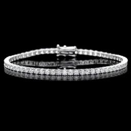 18K Gold 4.56ct Diamond Bracelet