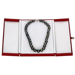 11-13mm Natural Black Pearl Necklace
