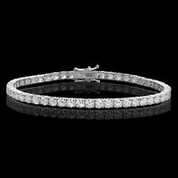 18k White Gold 7.91ct Diamond Bracelet