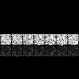18k White Gold 8.96ct Diamond Bracelet