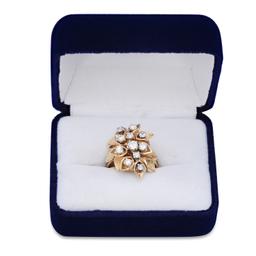 14K Yellow Gold Setting with 0.80ct Diamond Ladies Ring