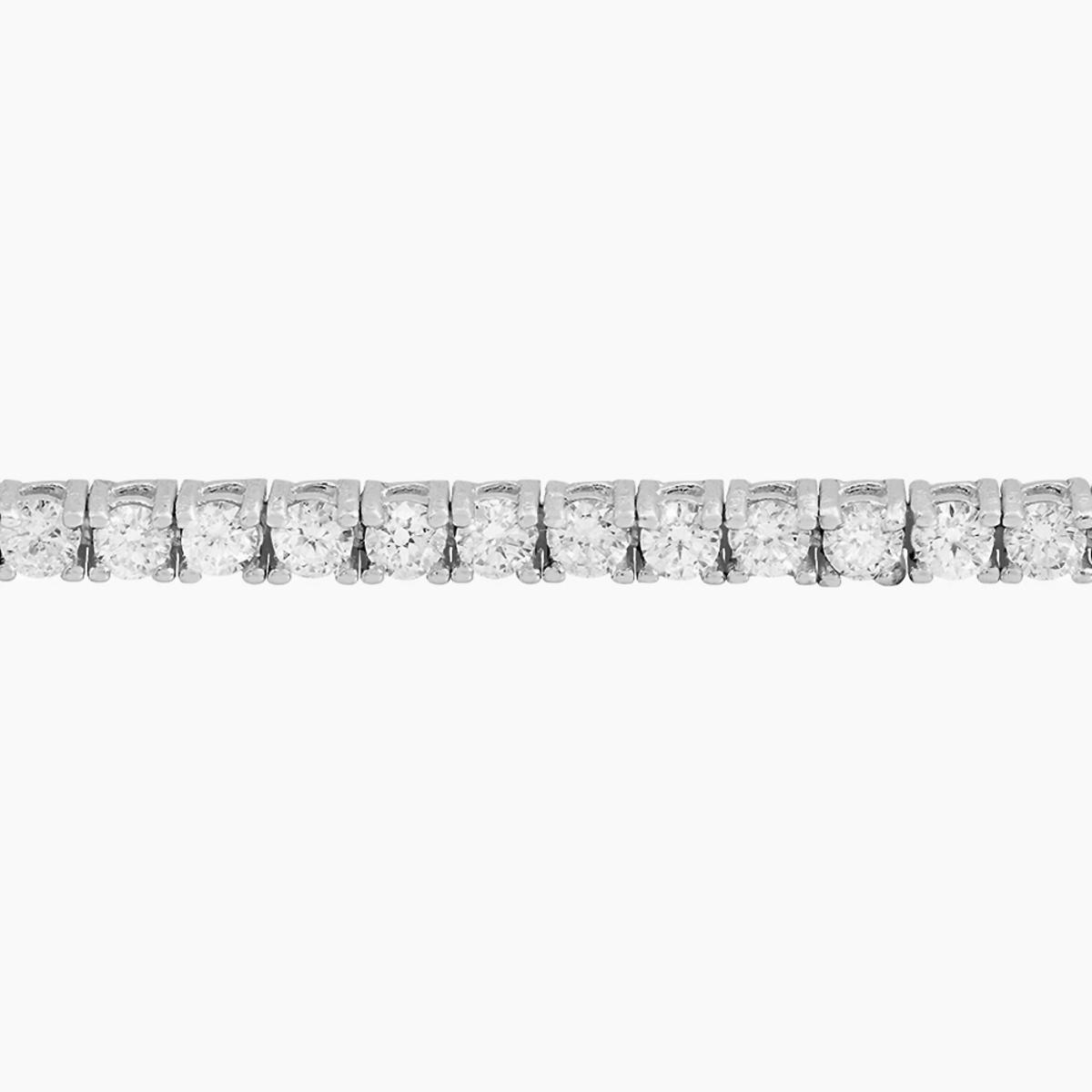 14k White Gold 2.31ct Diamond Tennis Bracelet