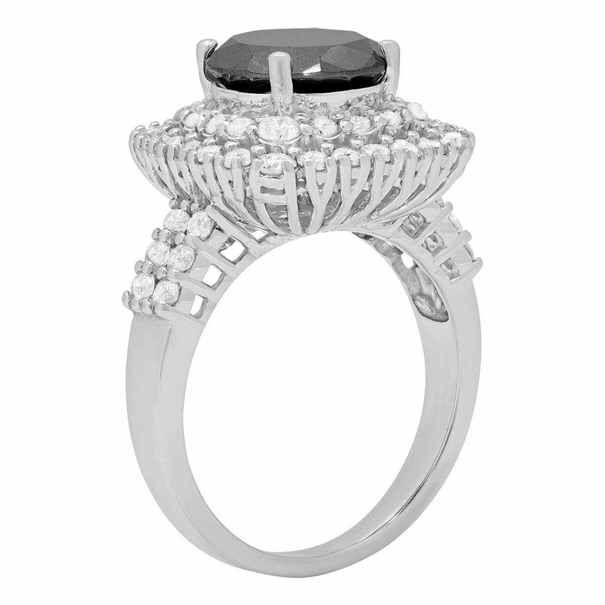 14k White Gold 2.81ct & 4.46ct Diamond Ring