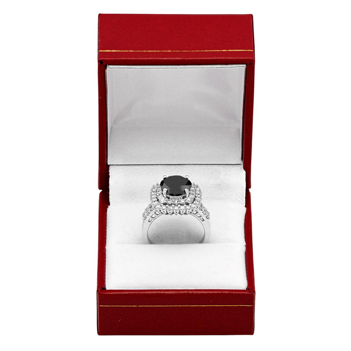 14k White Gold 2.81ct & 4.46ct Diamond Ring