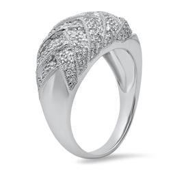 14K White Gold Setting with 0.87ct Diamond Ladies Ring