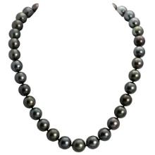 11-13mm Natural Black Pearl Necklace