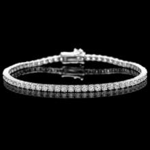 18K Gold 4.50ct Diamond Bracelet