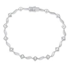 18K White Gold Setting with 0.32ct Diamond Bracelet