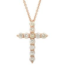 14K Rose Gold and 1.05ct Diamond Pendant