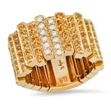 14K Yellow Gold Setting with 2.5ct Diamond Ladies Ring