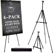 Artify 73" Double Tier Easel Stand, Adjustable Height 22-73”, 3 in 1, 4PACK, Retail $100.00