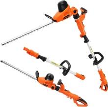 GARCARE 2 in 1 Electric Pole Hedge Trimmer, Retail $150.00