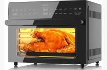 Fabuletta 18-in-1 Air Fryer Toaster Oven, 32QT, 1800W, Retail $300.00