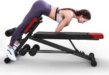FINER FORM Multi-Functional Adjustable Weight Bench for Total Body Workout, Retail $300.00