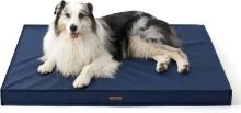 Lesure Waterproof Dog Bed for Lg Dogs . Navy  Retail $50.00