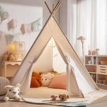 Teepee Cotton Tent for Kids, Indoor, Retail $40.00