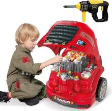 Deejoy Large Truck Engine Toy, 15.3x18.7inch(Red), Retail $140.00