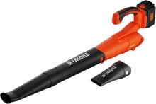 Ukoke Powerful 40V Brushless Cordless Blower (130 MPH/550 CFM), Orange, Retail $140.00