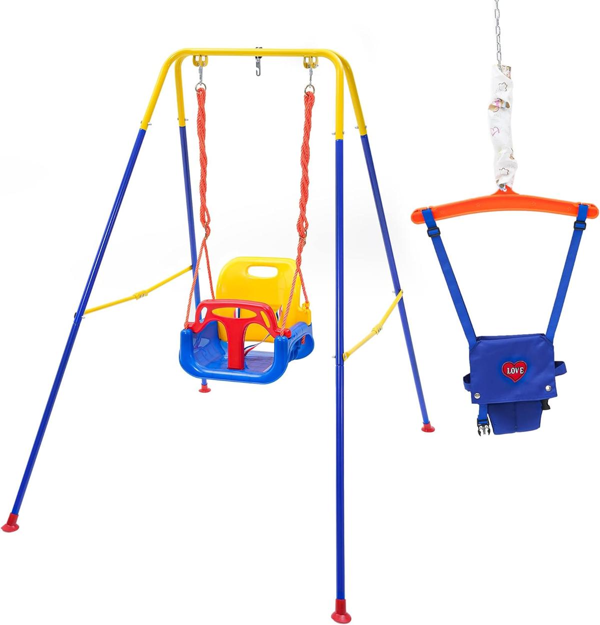3-in-1 Swing Set Baby Jumper /Bouncer for Toddler, Baby Swing.Retail $140.00