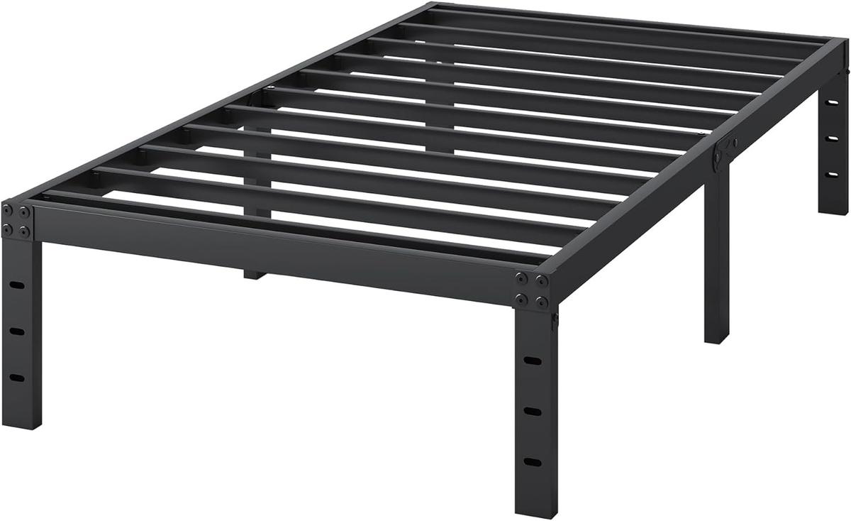 SHLAND Twin XL Bed Frame, No Box Spring Needed, 14" Metal Platform Bed Frame. Retail $80.00