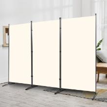 JVVMNJLK Indoor Room Divider [102" W x 71.3" H] , Beige  Retail $65.00