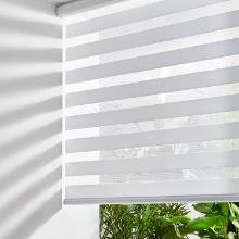 Persilux Cordless Zebra Blind for Windows (35" W X 72" H] White. Retail $70.00