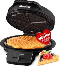 Mueller Heart Waffle Maker, 5 Belgian Waffle Iron, Retail $40.00